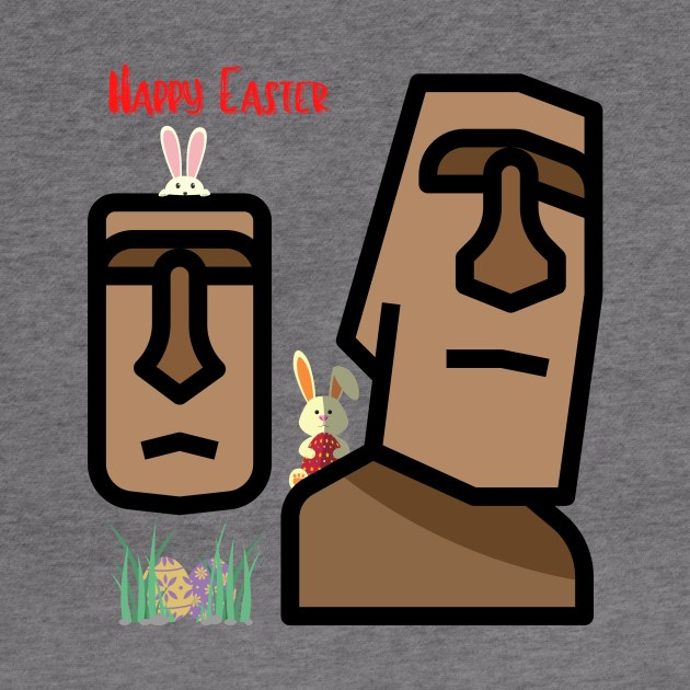 Happy Easter from Easter Island by MelloHDesigns